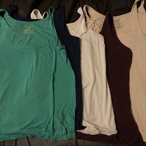 6 Tanks and 1 Long Sleeve Misc. Colors
